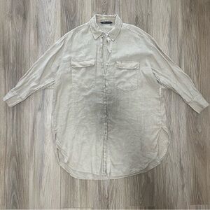 ZARA linen mini dress